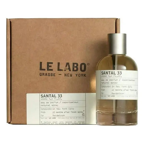 Santal 33 by Le Labo for Unisex Eau de Parfum Spray 3.4 Oz / 100 ML New With Box Discount Store