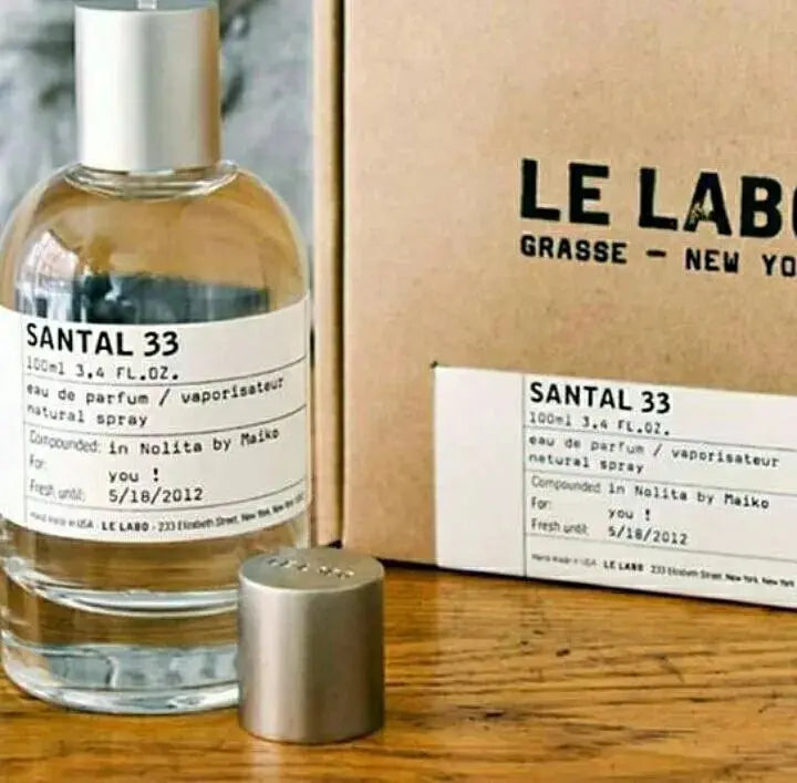 Santal 33 by Le Labo for Unisex Eau de Parfum Spray 3.4 Oz / 100 ML New With Box Discount Store